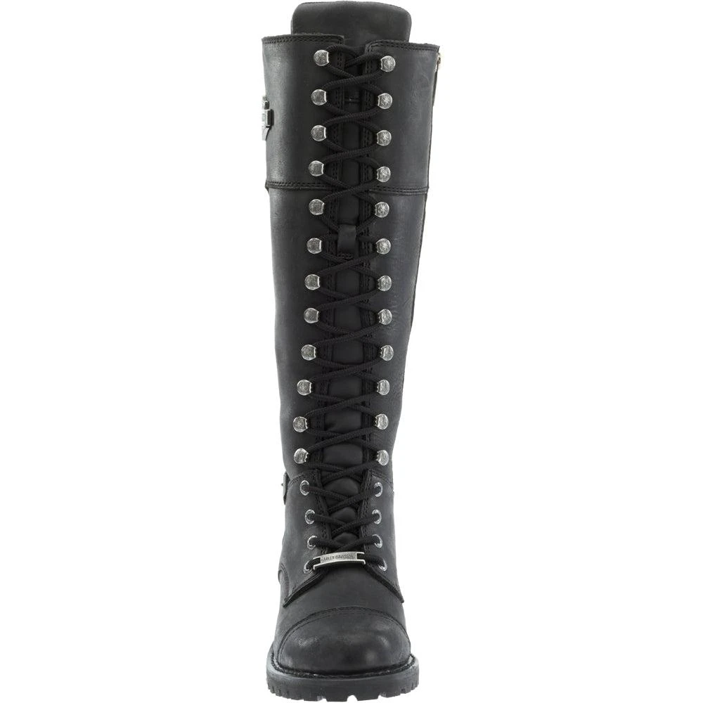 Harley Davidson Beechwood Round Toe Zippered Motorcycle Boots 5