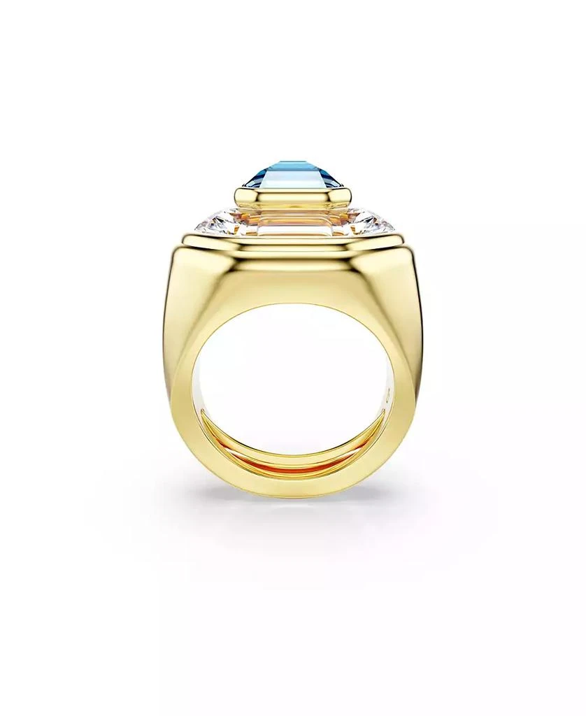 Swarovski Chroma Gold-Tone Plated Cocktail Ring 2