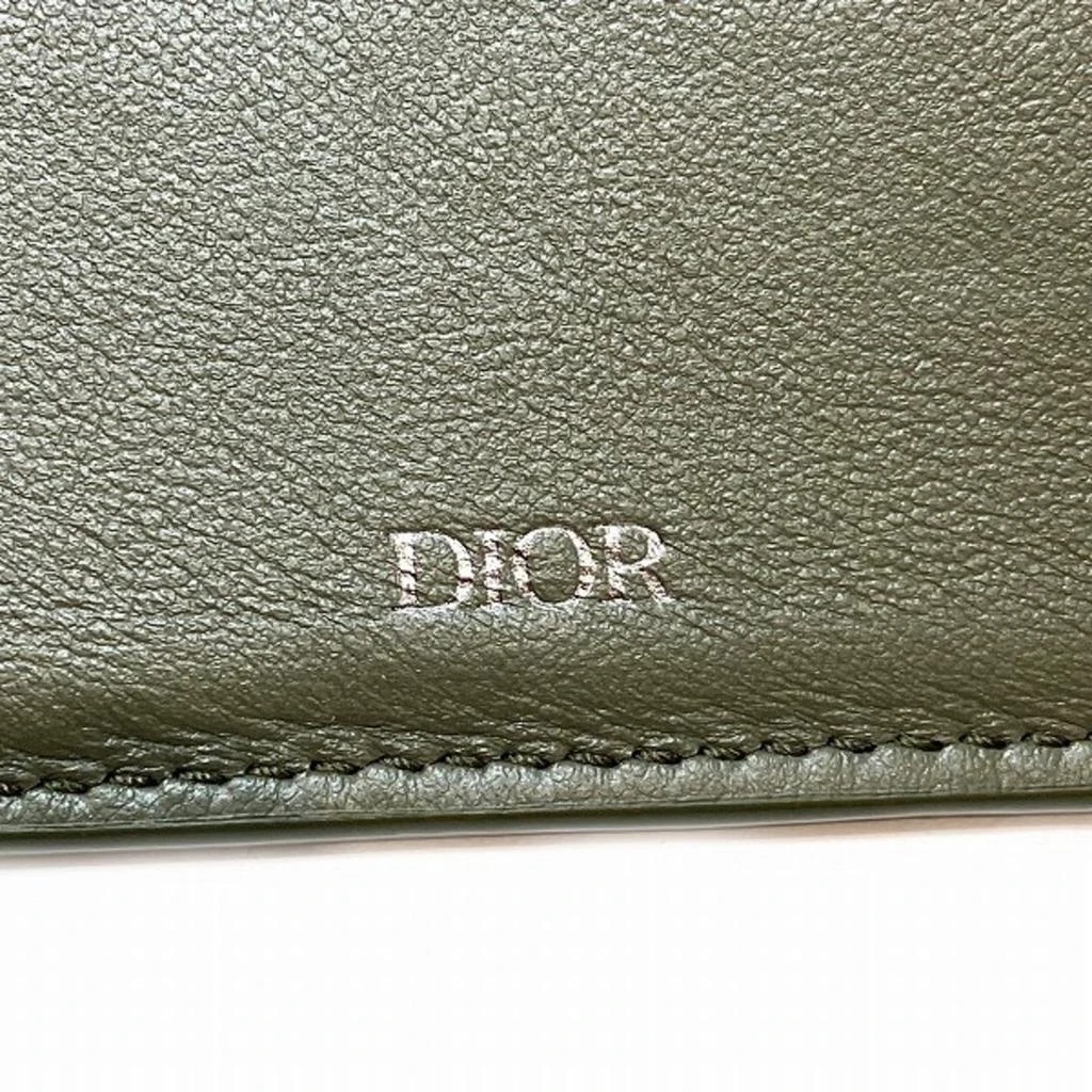 Dior Leather Wallet (Bi-Fold) (Pre-Owned) 4