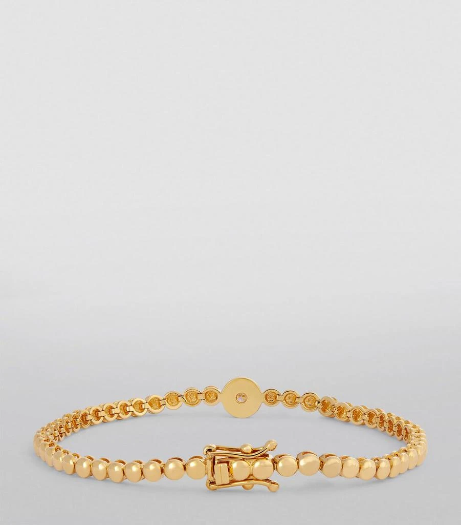 Jennifer Meyer Yellow Gold and Diamond Illusion Bracelet 2