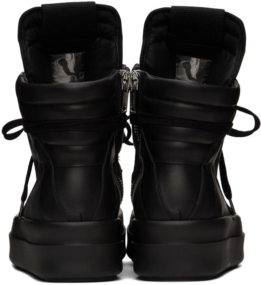Rick Owens Black Mega Bumper Geobasket Sneakers 2