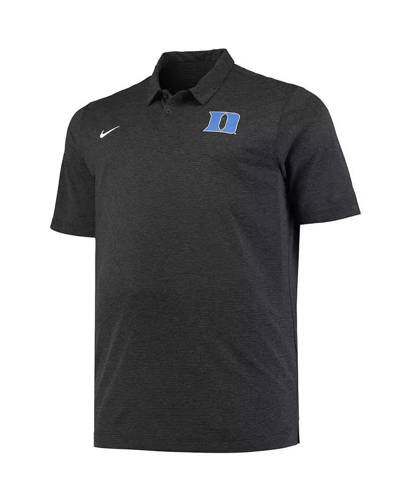 NIKE Men's Heathered Black Duke Blue Devils Big and Tall Performance Polo Shirt 2