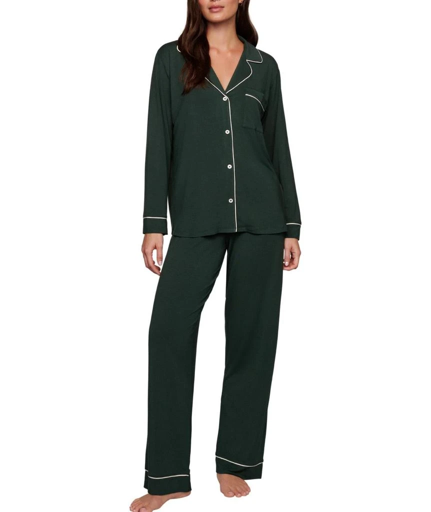 Eberjey Eberjey - Gisele Long Pajama Set With Ribbon