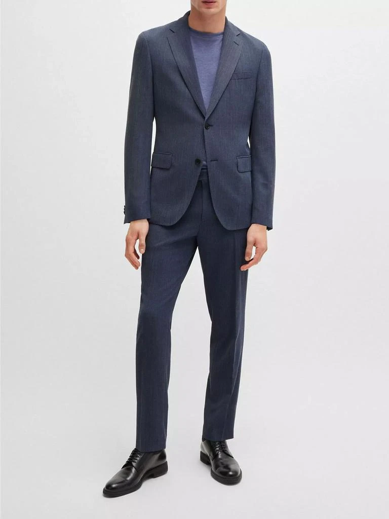 Hugo Boss Slim-Fit Suit in Micro-Patterned Performance Fabric 8