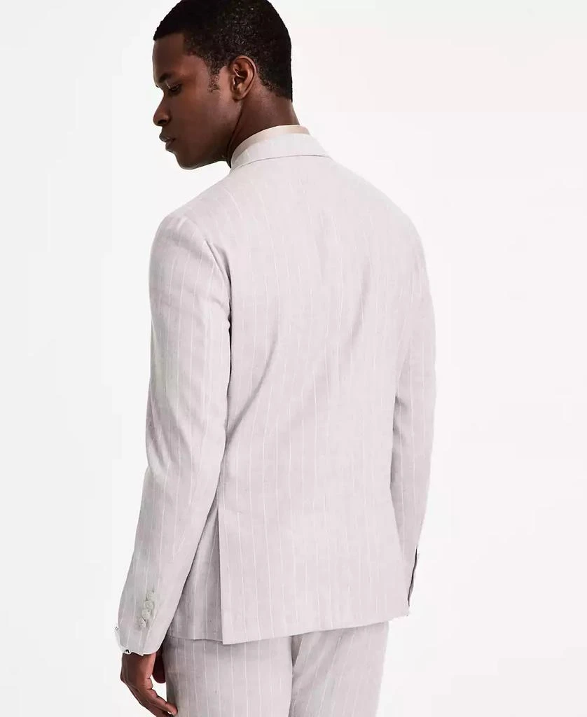 Calvin Klein Men's Slim-Fit Linen Suit Jacket 4