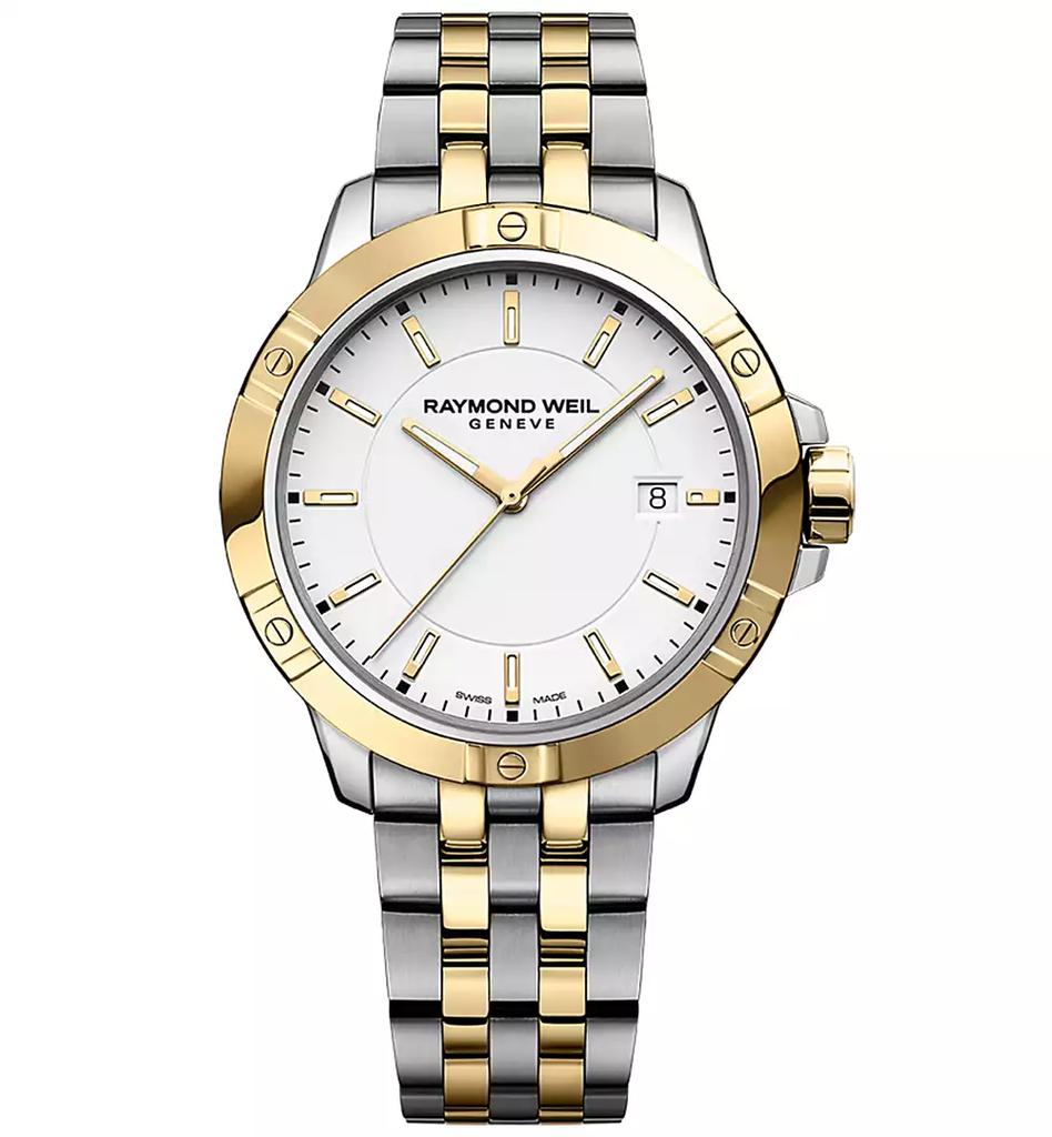 Raymond Weil Men's Swiss Tango Quartz Two-Tone Stainless Steel Bracelet Watch 41mm