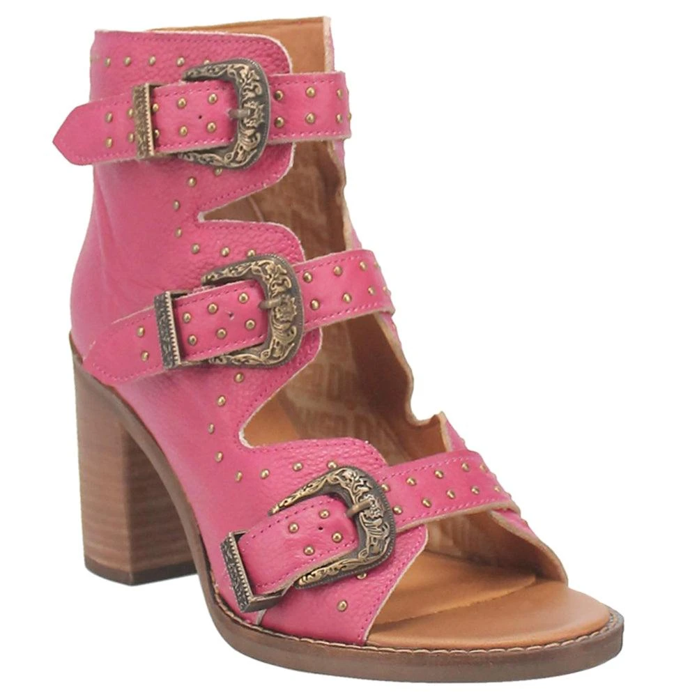 Dingo Ziggy Studded Open Toe Shootie Pumps 2