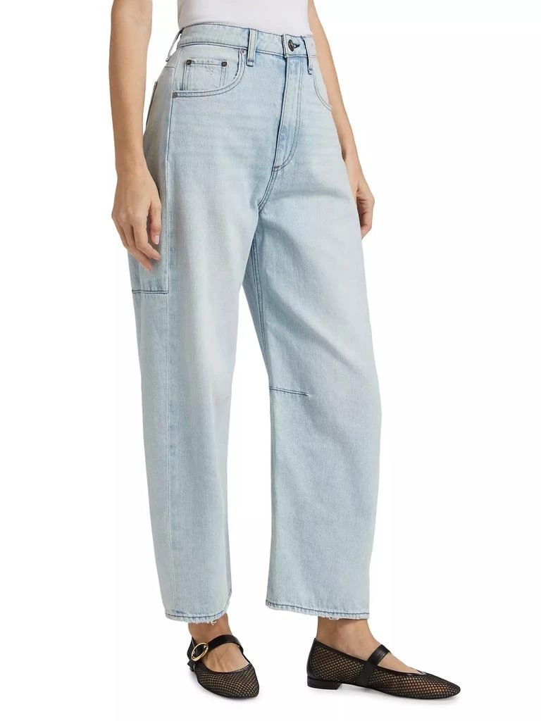 Rag & Bone Charlie High-Rise Barrel-Leg Jeans 4