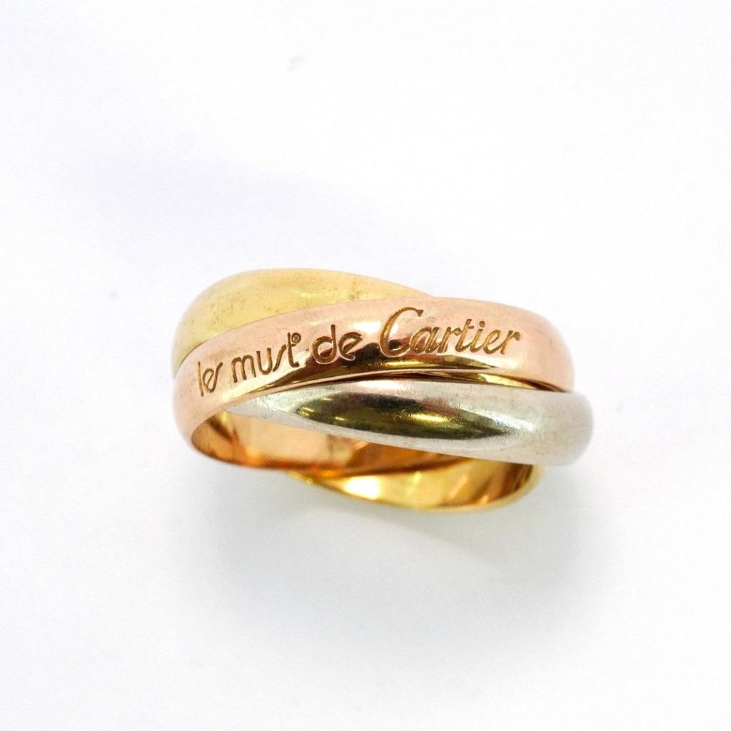 Cartier pink gold (18K) gold (18K) yellow gold (18K) Band Ring (Pre-Owned)