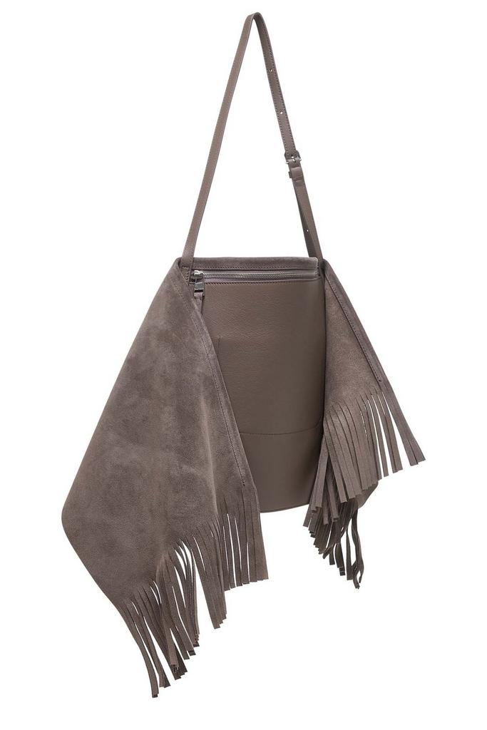 JW Anderson Jw Anderson Fringe Detailed Shoulder Bag