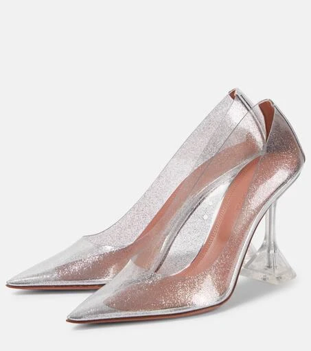 Amina Muaddi Ami Glass PVC pumps 5