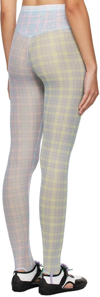 CHOPOVA LOWENA Multicolor Plaid Leggings 3