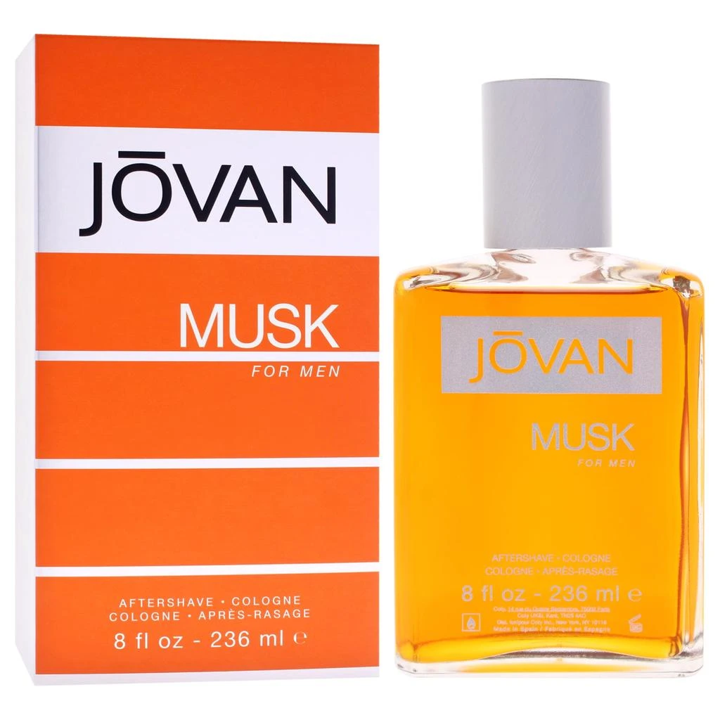 JOVAN Musk by  for Men - 8 oz After Shave Cologne 3