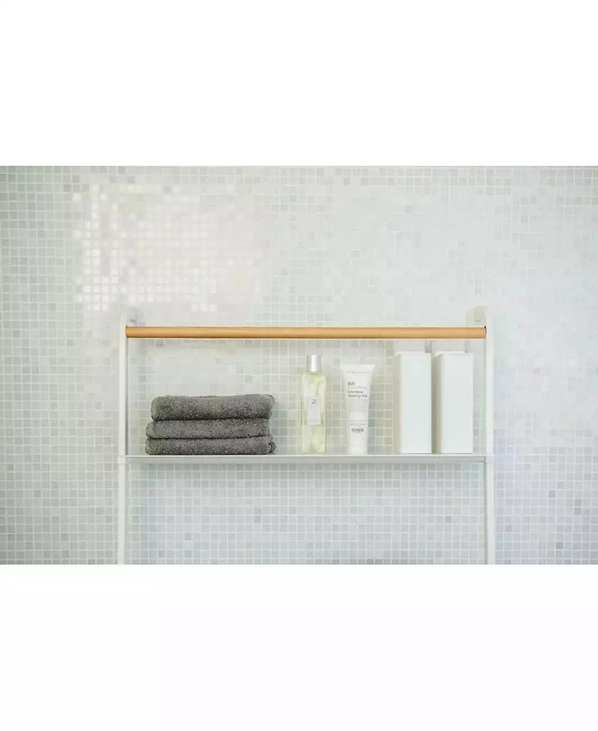 Yamazaki Tower Leaning Ladder With Shelf 11