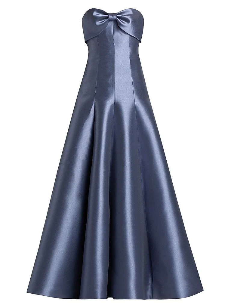 Amsale Pleated Taffeta Strapless Gown - Dresses & Skirts - Free Shipping -  BeyondStyle