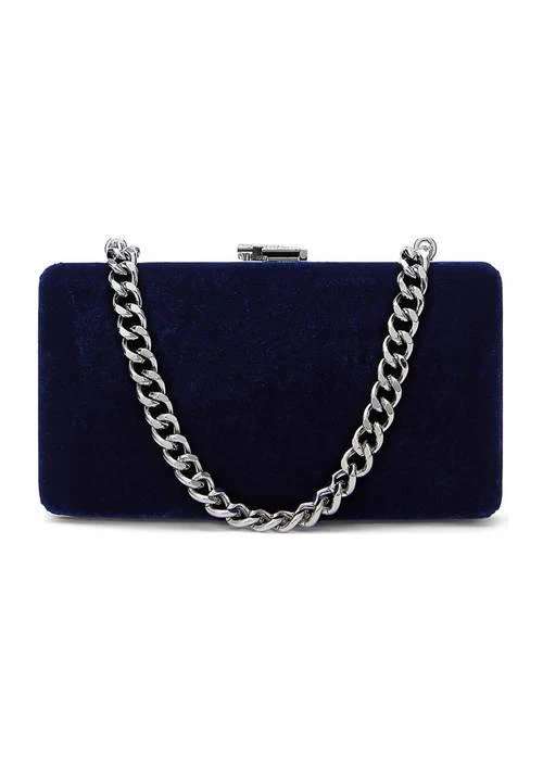 Ralph Lauren Pavé Logo Velvet Small Franki Clutch 1