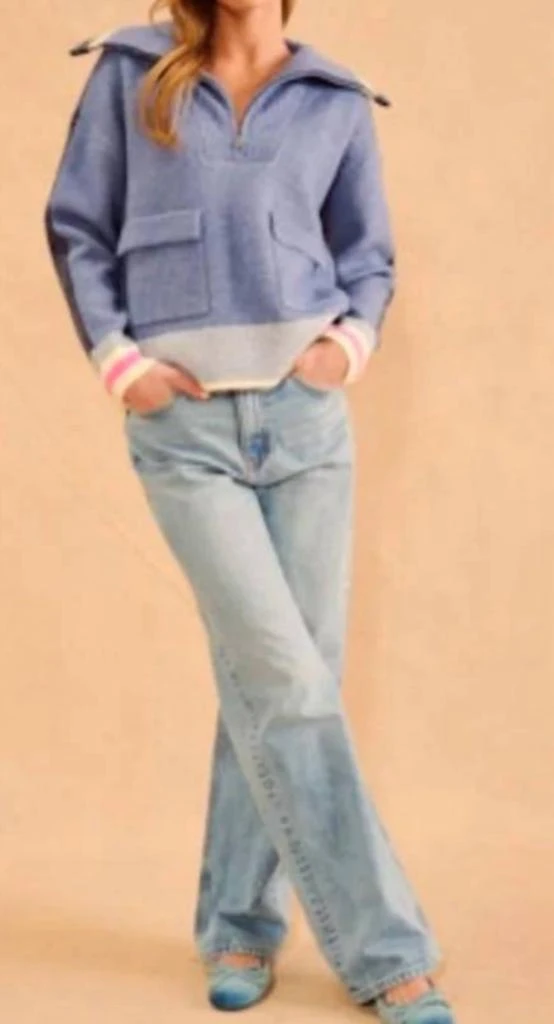 John + Jenn John + Jenn - Kenny Half Zip Sweater 3