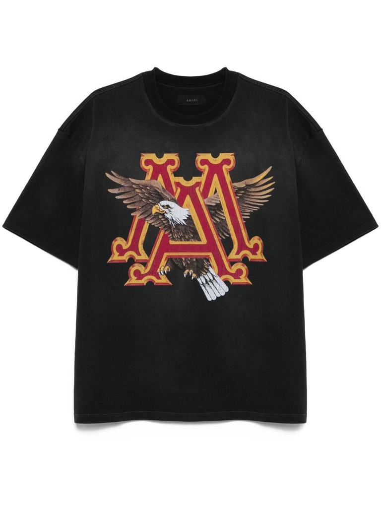 関税込【AMIRI】 Vintage MA Eagle Crewneck TEE AMIRI Amiri Vintage MA Eagle Crewneck T-Shirt - Gilets
