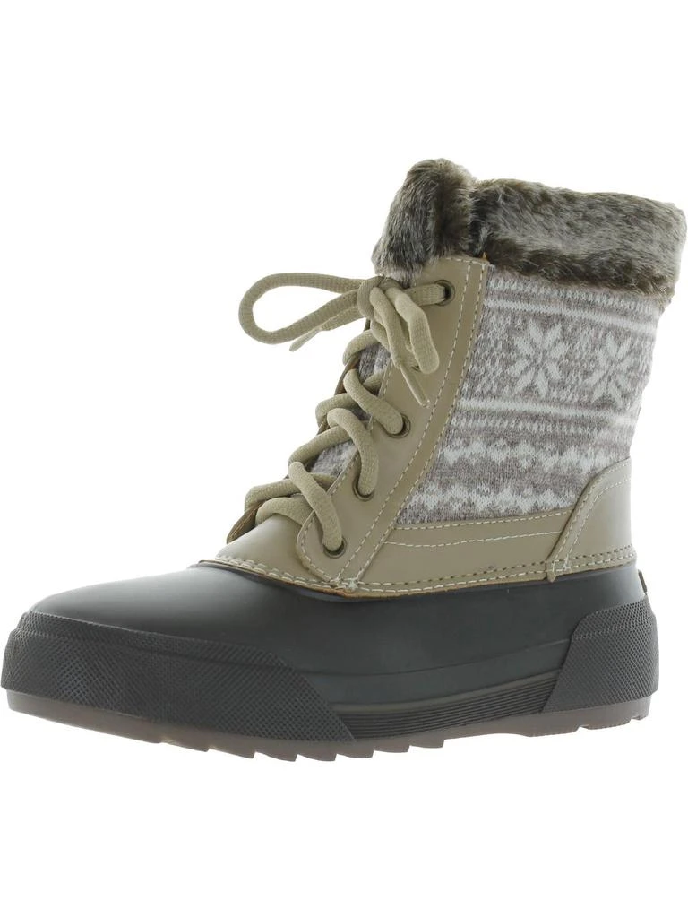 Easy Spirit Ice Queen Womens Faux Fur Trim Cold Weather Winter & Snow Boots 1
