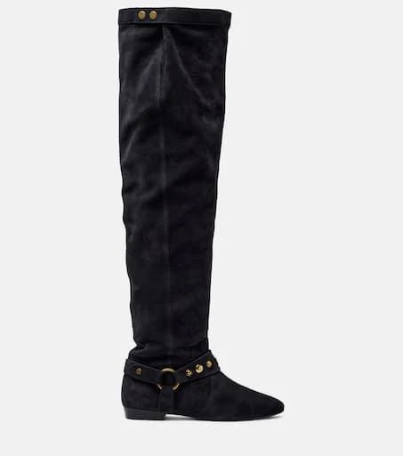 Isabel Marant Selize suede over-the-knee boots 4