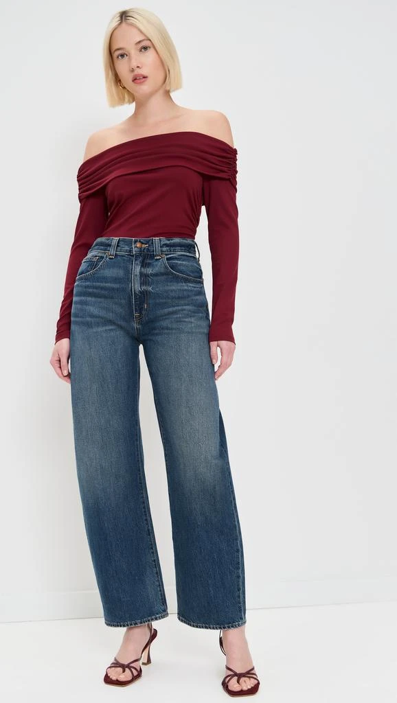 Susana Monaco Off The Shoulder Gathered Top 4