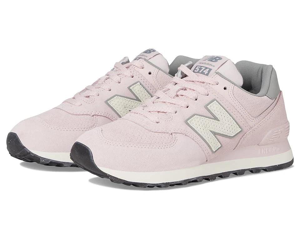 New Balance 574 WL574TNP Sneaker Women'sPink Suede Lifestyle Shoes DWA2006