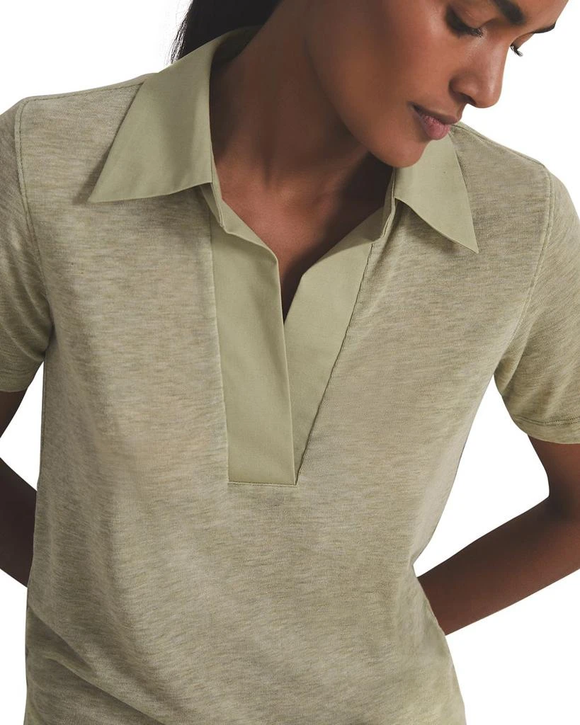 REISS Les 100 Ciels Fitted Polo Top 1