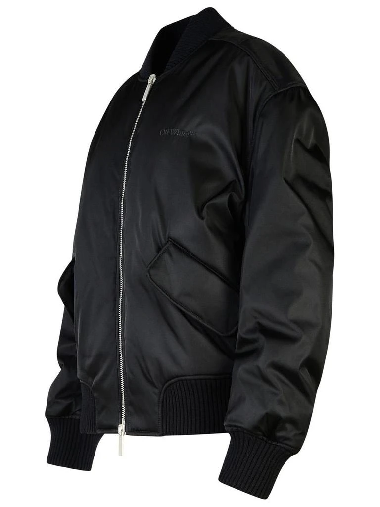 Off-White Off-White 'Ny' Black Polyamide Bomber Jacket 2