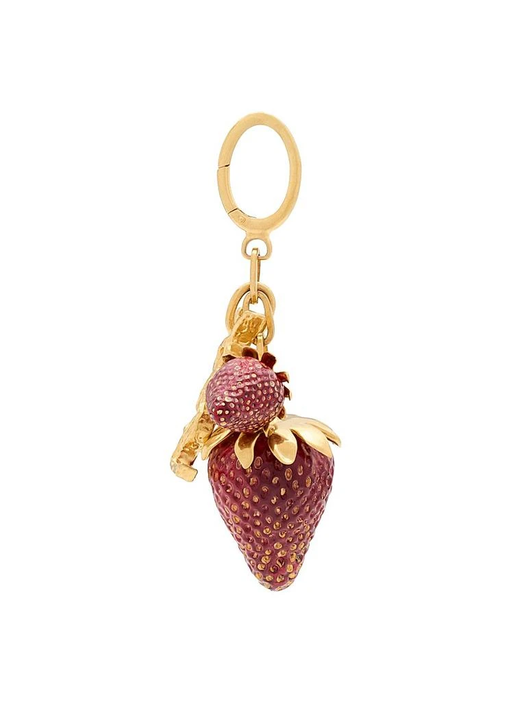 Yves Saint Laurent Cassandre Strawberry Bag Charm in Resin and Metal 2