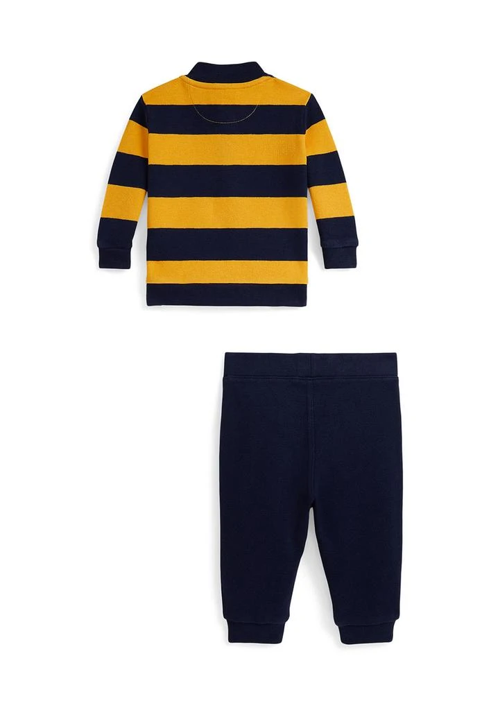 Ralph Lauren Baby Boys Striped Estate Rib Pullover 
Pants Set 2