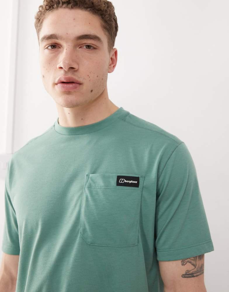 Berghaus Berghaus T-shirt relaxed short sleeve tech t-shirt in light terrain