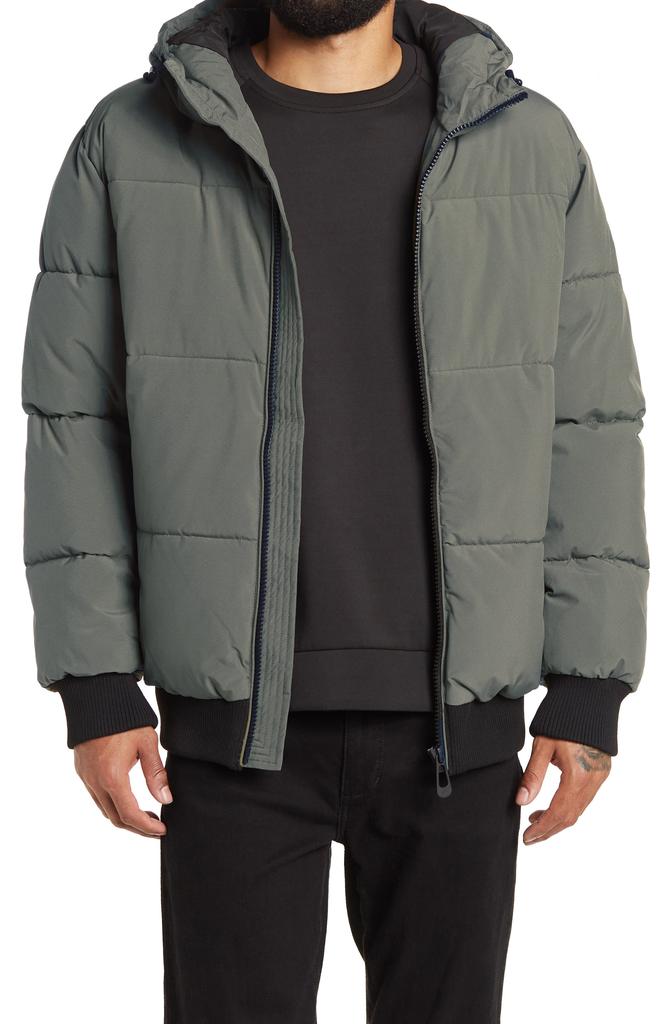 Noize Gunnar Hooded Puffer Bomber Jacket