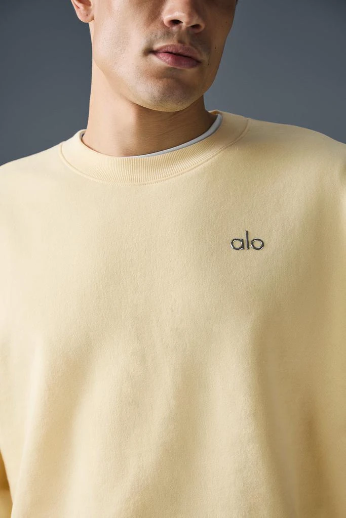 Alo Accolade Crew Neck Pullover - Lemon Ice 3