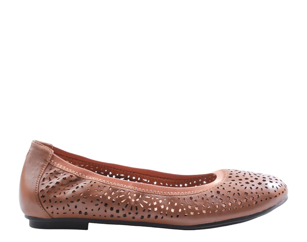 VIONIC Women's Robyn Toffee Perf Ballet Flats 10011127-245