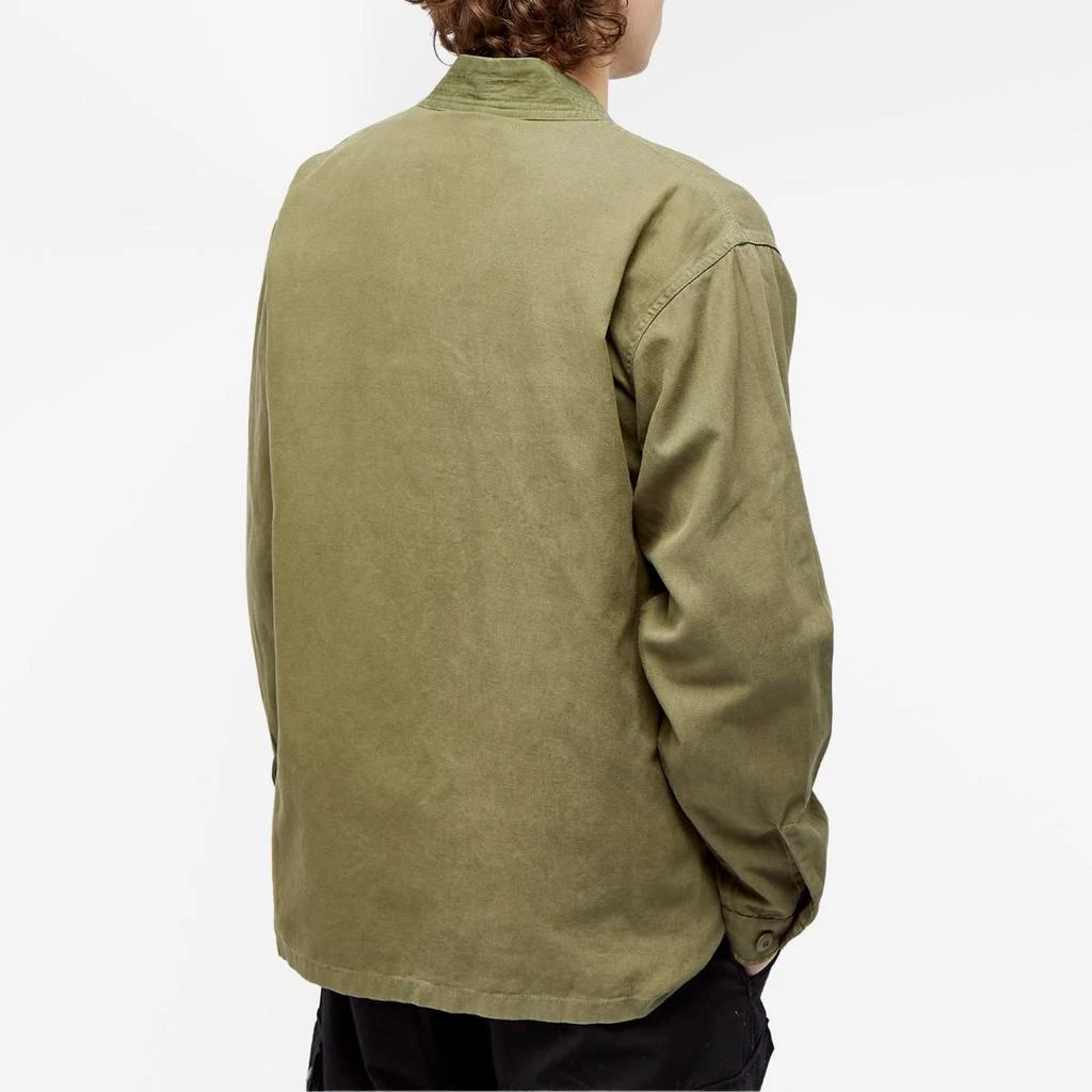 MAHARISHI Maharishi Hemp Embroded Hanten Shirt 3