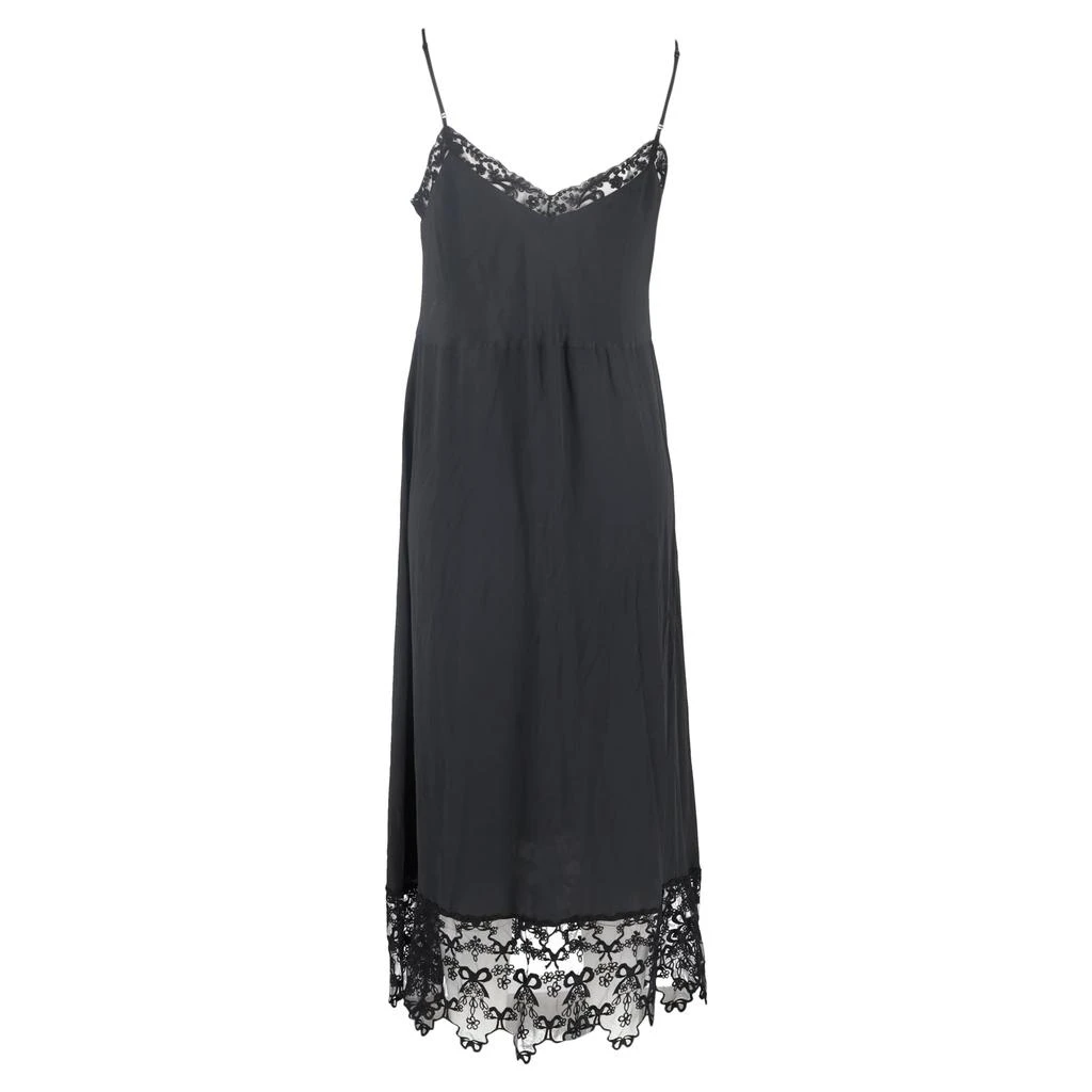 chinese dress ladies Simone Rocha // Spring 2017 White Lace Sheer Dress  VSP Consignment