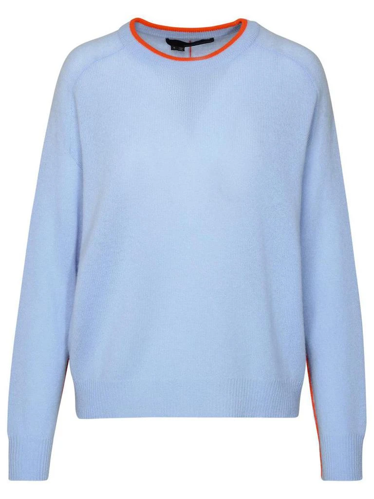 360 Cashmere 360 Cashmere 'Claude' Light Blue Cashmere Sweater 1