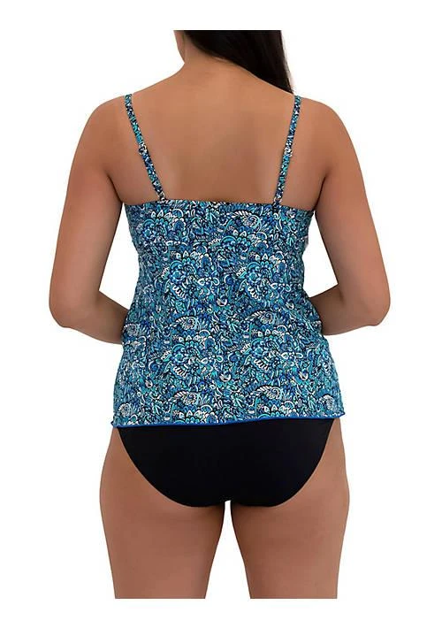 A Shore Fit! Shore Fit Beyond Eden Mesh Tummy Solutions Flared Bandeau Top 2