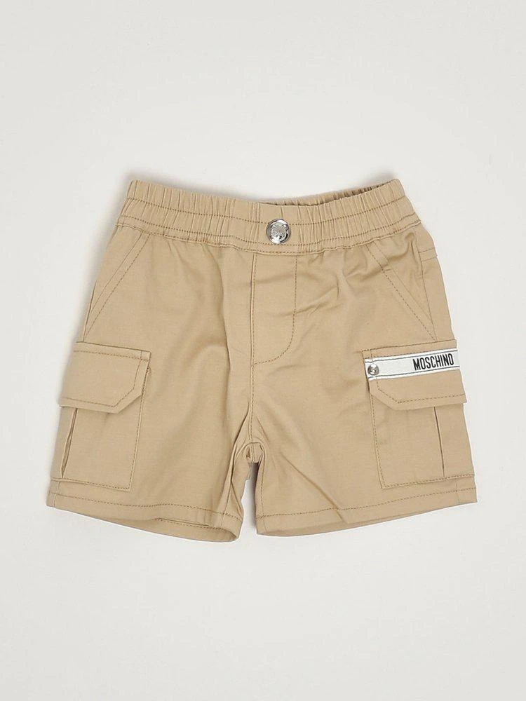 Moschino Moschino Kids Button Detailed Cargo Shorts