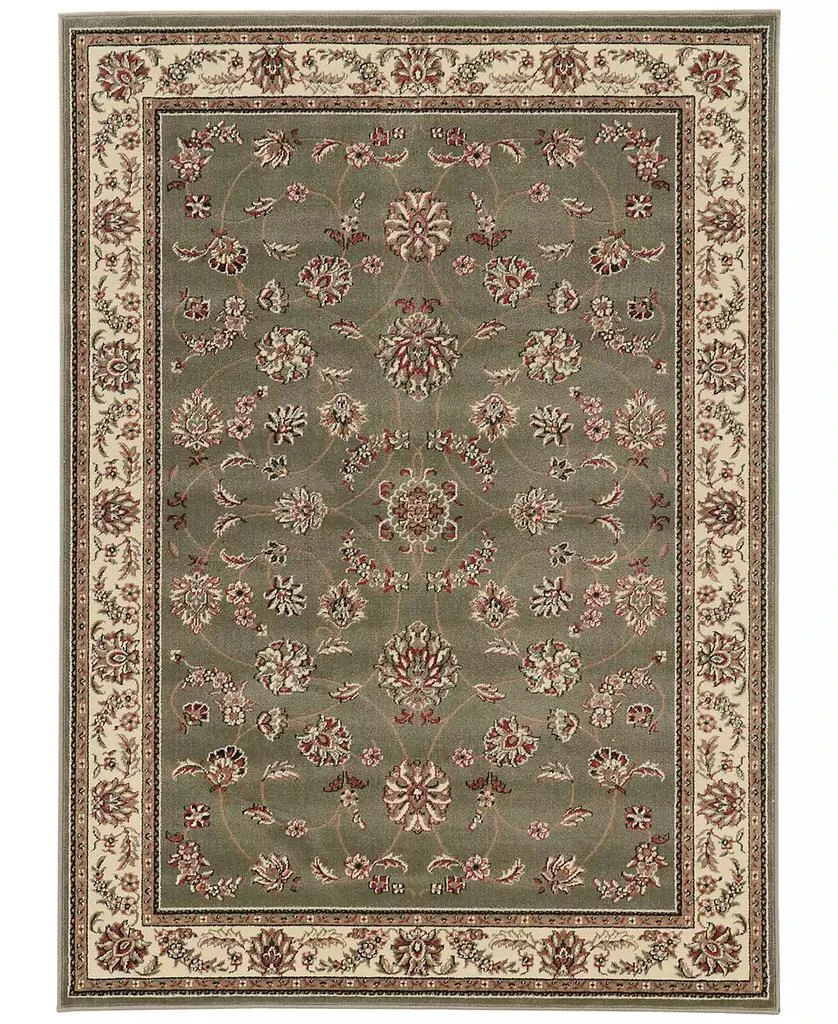 KM Home CLOSEOUT! Pesaro Isfahan Sage 7'9" x 11' Area Rug 1