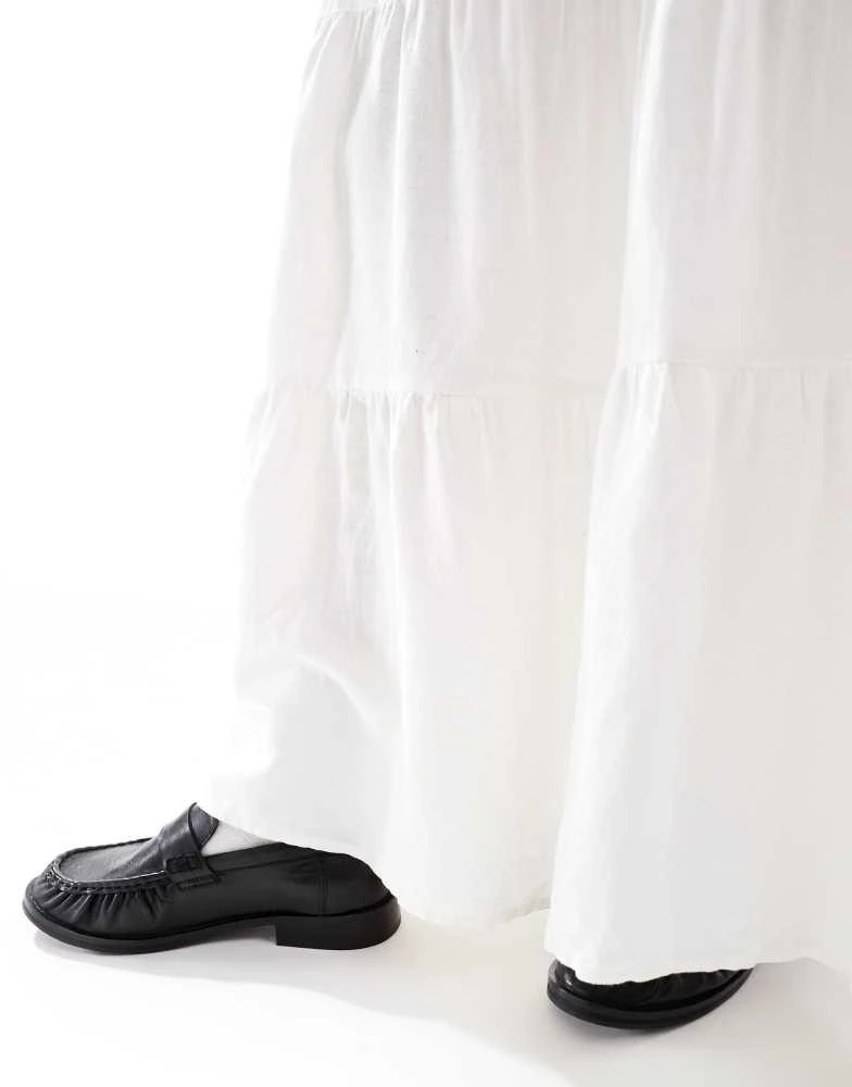 Cotton:On Cotton:On Haven tiered maxi skirt in white 5