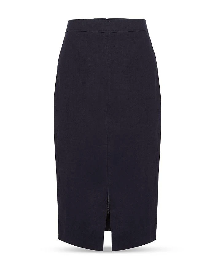 HOBBS LONDON Ashleigh Linen Pencil Skirt 7