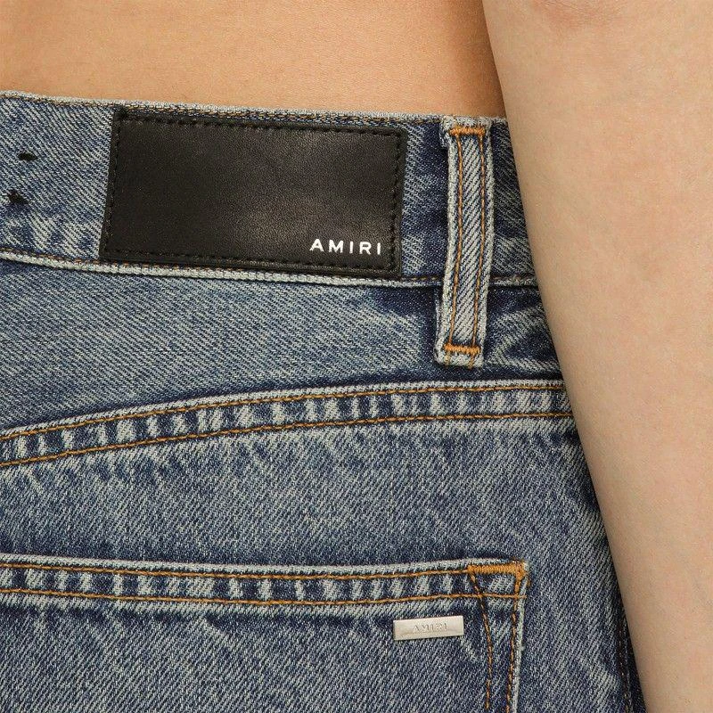 AMIRI JEANS BAGGY CARGO IN DENIM BLUE 5