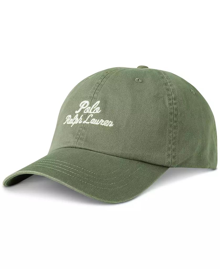 Ralph Lauren Men's Embroidered Twill Ball Cap