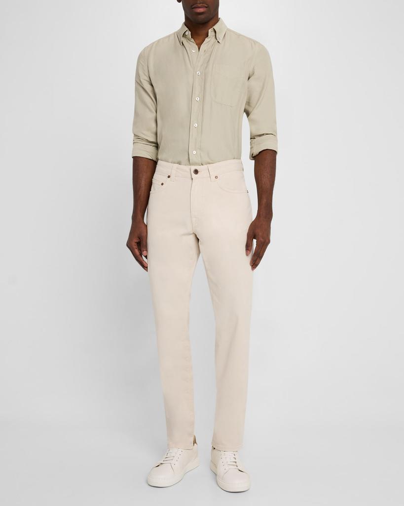 BOGLIOLI Men's 5-Pocket Twill Pants