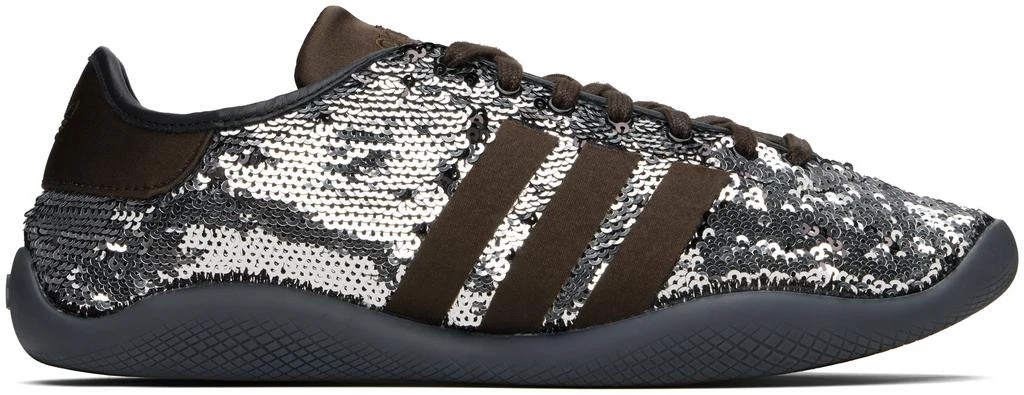 Shop Silver & Brown adidas Originals Edition Lo Pro Sequin Sneakers on Sale  at BeyondStyle  Get 70% Off Silver & Brown adidas Originals Edition Lo Pro  Sequin Sneakers with Limited-Time Flash