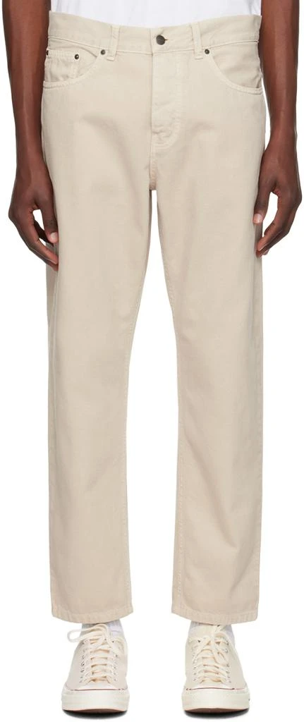 Carhartt WIP Beige Newel Trousers 1
