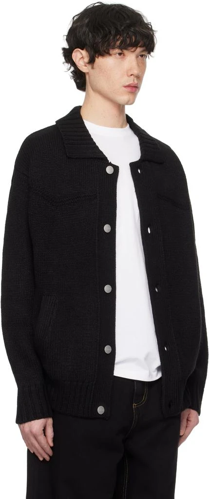 Carhartt WIP Black Santa Fe Cardigan 2