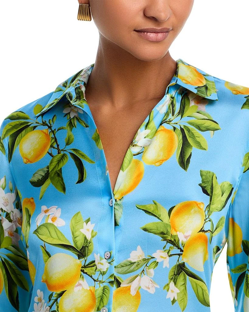 L'Agence Tyler Silk Printed Long Sleeve Blouse 4