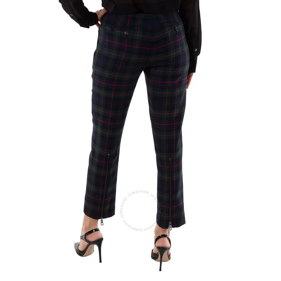 Burberry Leamington Plaid Print Pants 3